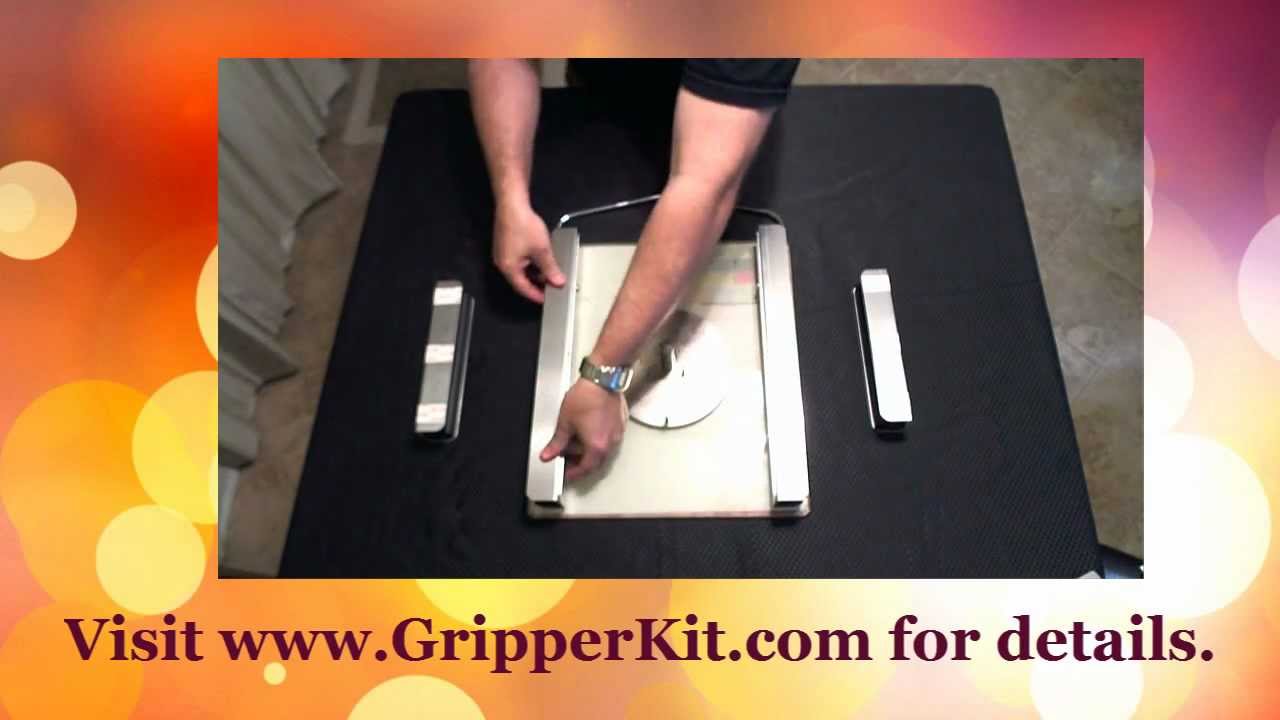 Installing Gripper Kit on Brother GT-541 / GT-782 Adult Platen (14