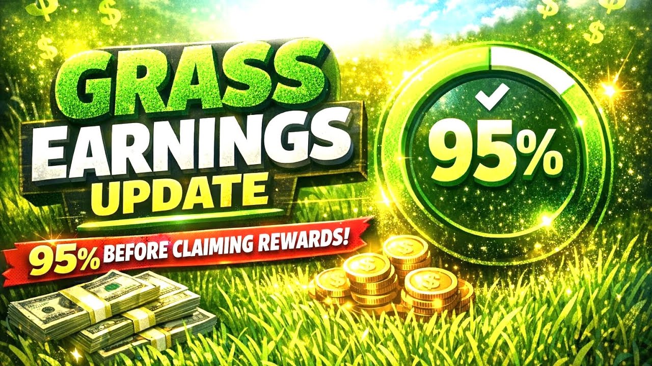 grass earnings update 95% before claim rewards