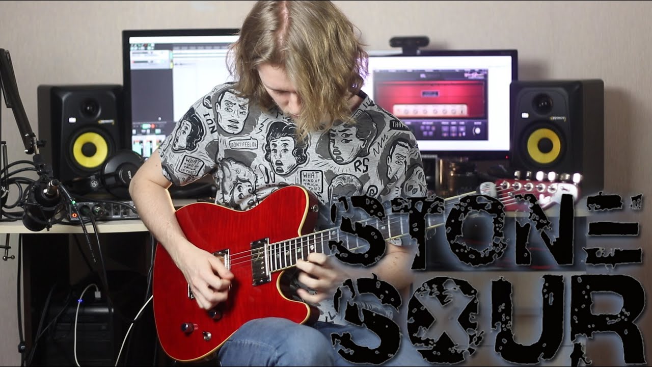 Stone Sour - Hate Not Gone - guitar cover w/ solo by LEXLOUD