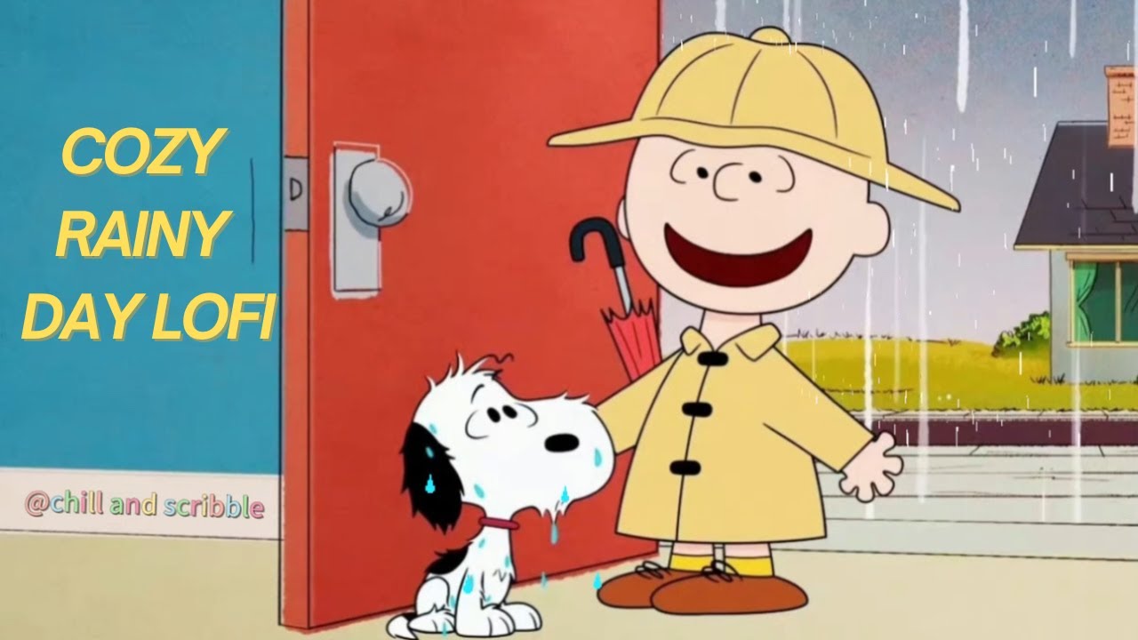 Cozy Rainy Day with Snoopy 🌧️🎧 | Focus & Relax at the same time