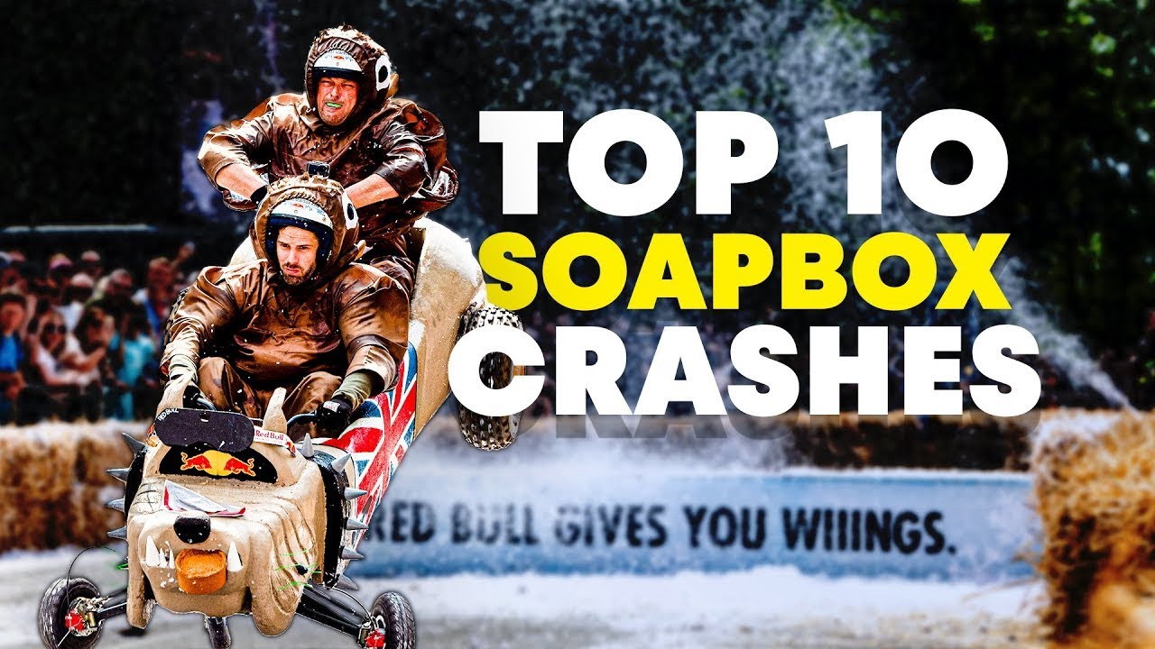 Top 10 Crashes from London's Red Bull Soapbox Race