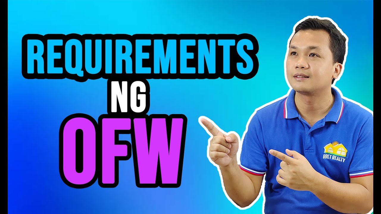 Requirements sa Housing Loan ng mga OFW | Tips on Buying a House Philippines