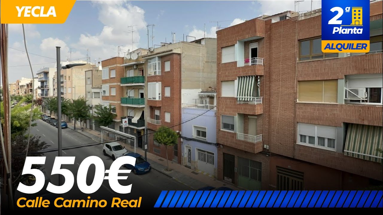 ✅ ALQUILADO  ✅ / YECLA/ ALQUILER 550€⭐️ 2 PLANTA / 3 HABITACIONES / CERCA DEL MERCADONA ⭐️