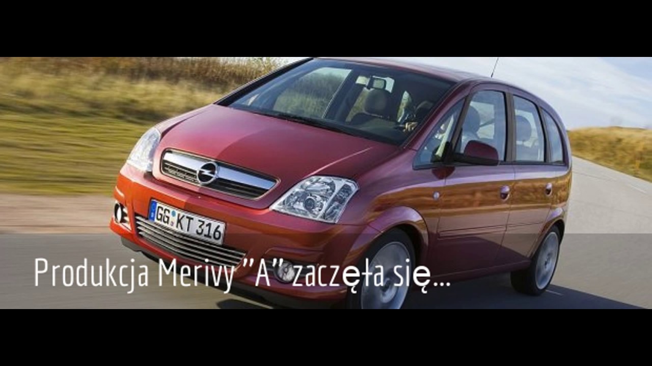 Opel Meriva A - kilka ciekawostek
