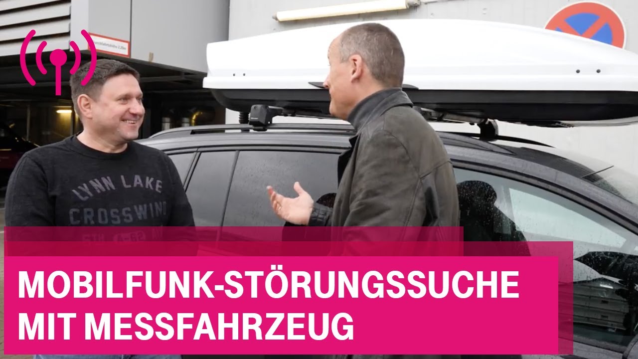 Mobilfunk-Störungssuche mit Messfahrzeug