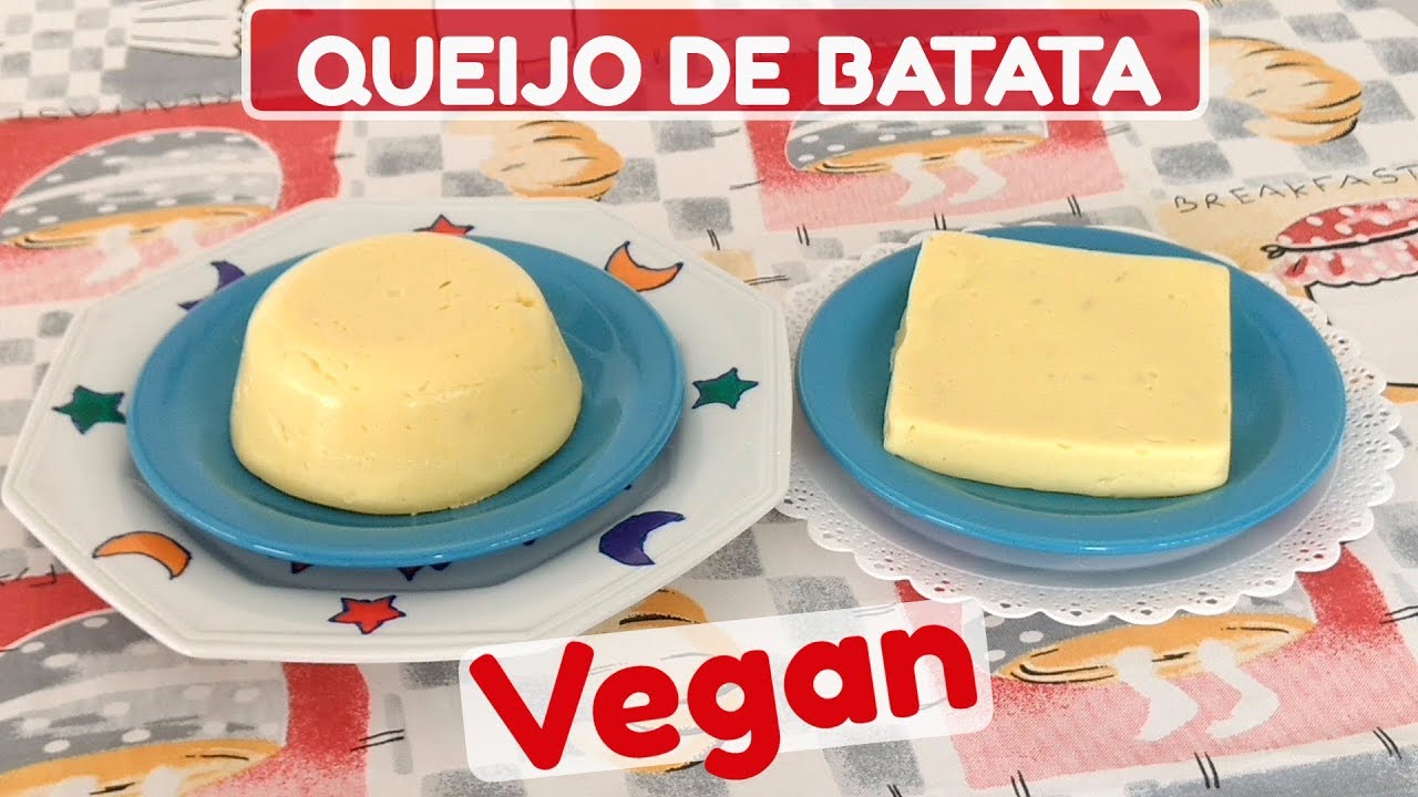 Como Fazer QUEIJO de BATATA VEGANO - KATIA VEGANA CANAL VEGAN NO YOUTUBE