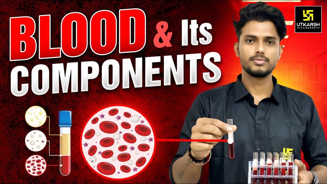 Blood & Blood Components🩸 RBC, WBC, Platelets, Plasma Explained | BSc Nursing Utkarsh