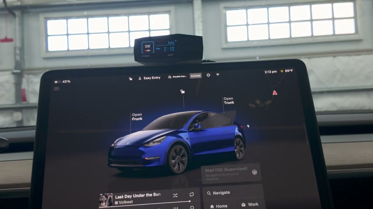 2025 Tesla Model Y radar detector install using brake controller pigtail