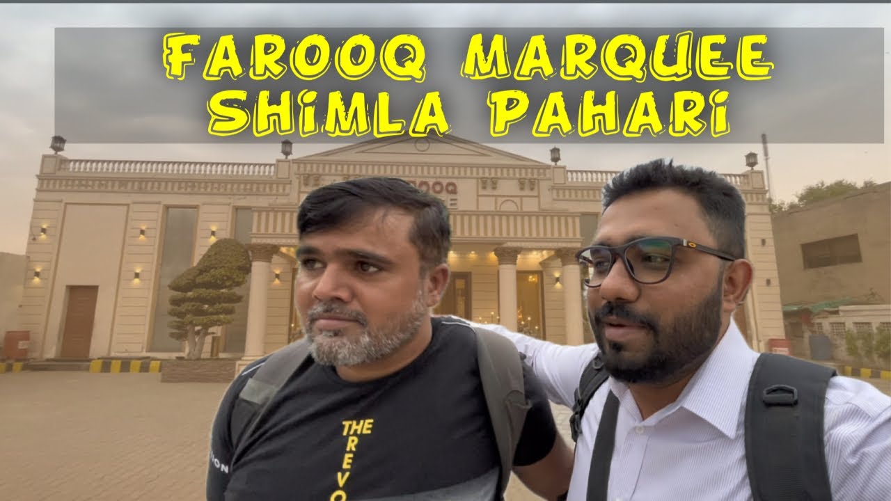 Farooq Marquee Lahore | Elegant Walima Decor Showcase Before the Event
