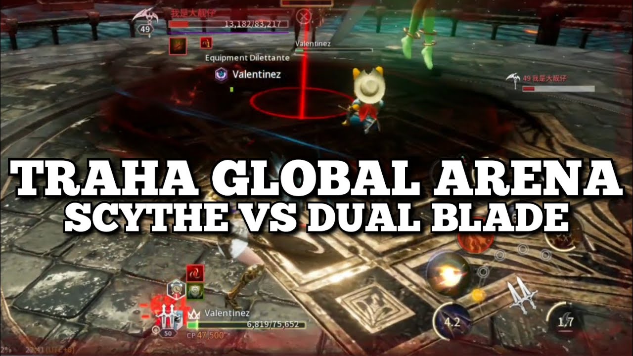 Traha Global Scythe VS Dual Blade | Arena
