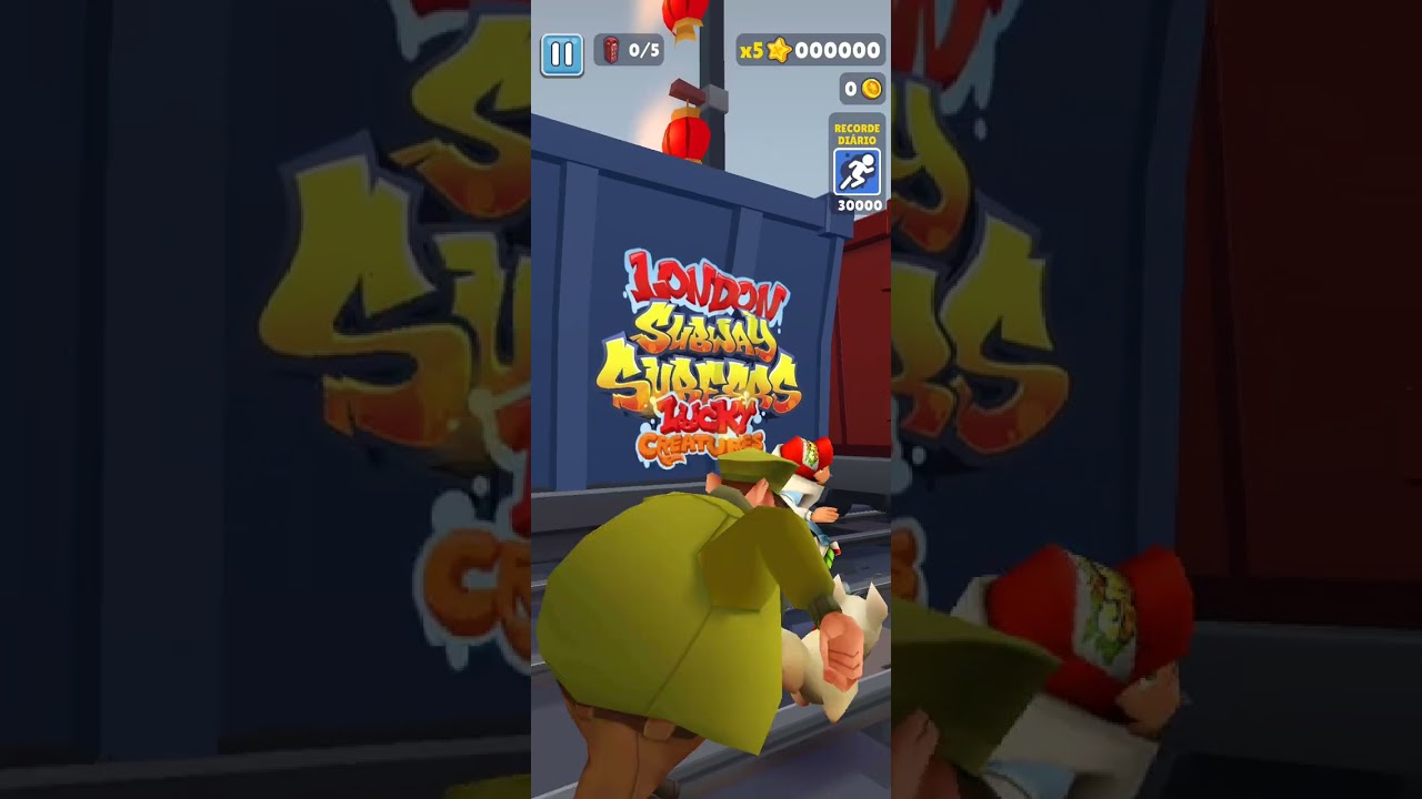 Desafio de subway surf