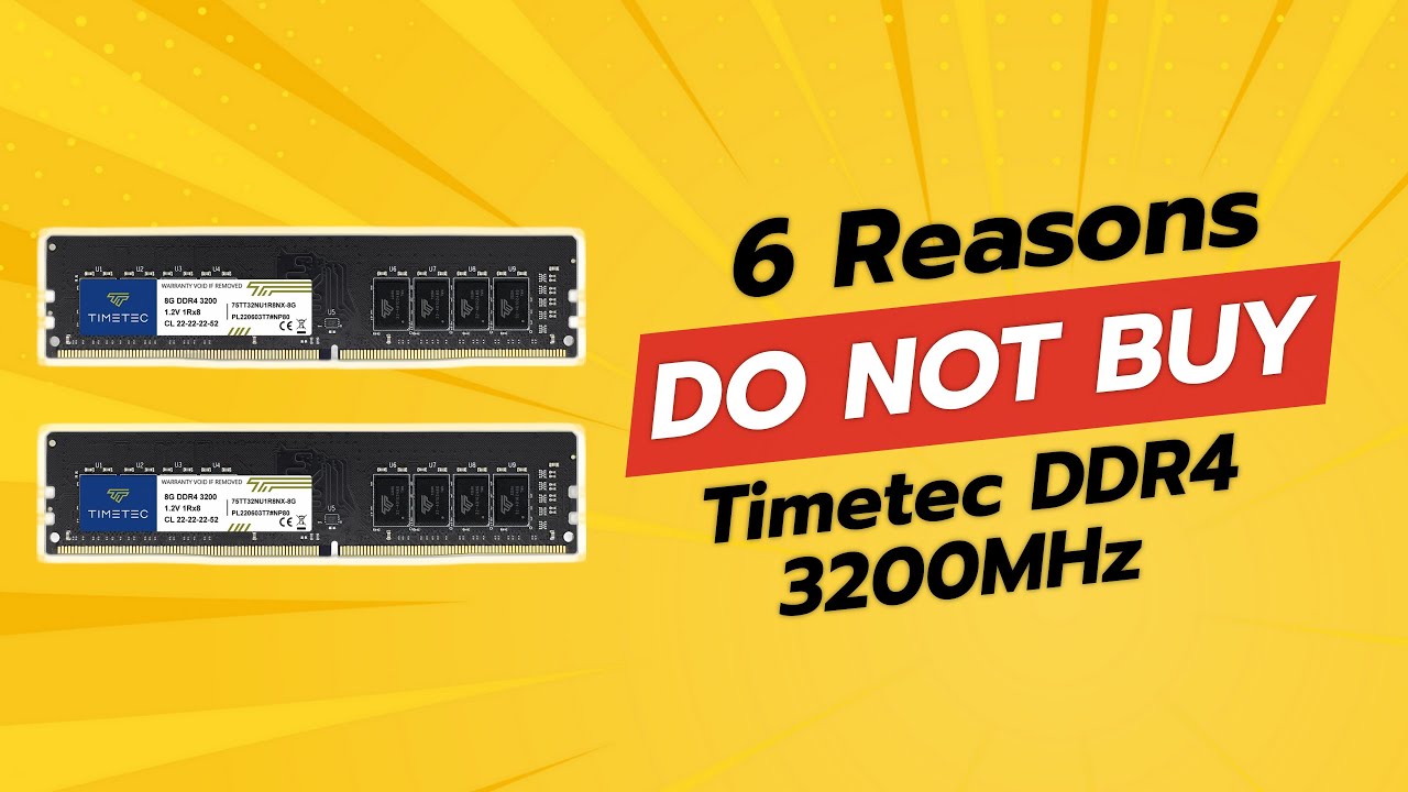 Комплект оперативной памяти Timetec 16 ГБ (2x8 ГБ) DDR4 3200 МГц | 6 причин НЕ покупать ⚠️💥