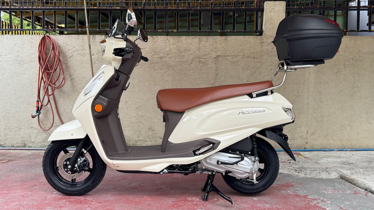 Suzuki Access 125 Ceramic Coating | Wax | Givi Topbox | Topbox Bracket