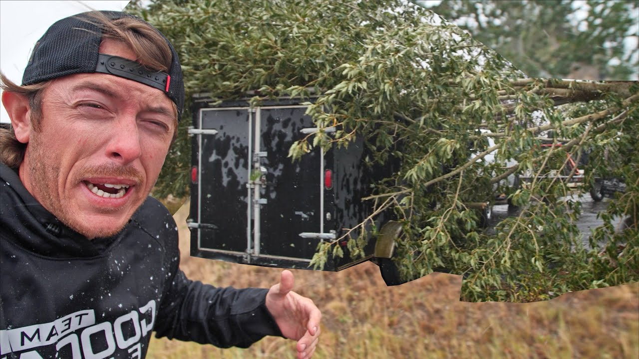 Severe Wind Storm During Mountain Hunt - Trees Falling Everywhere!