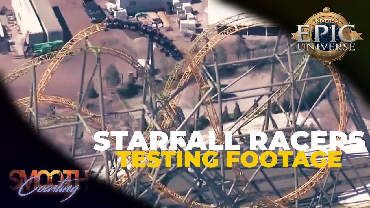 Starfall Racers Universal's Epic Universe - Full Circuit Testing Footage