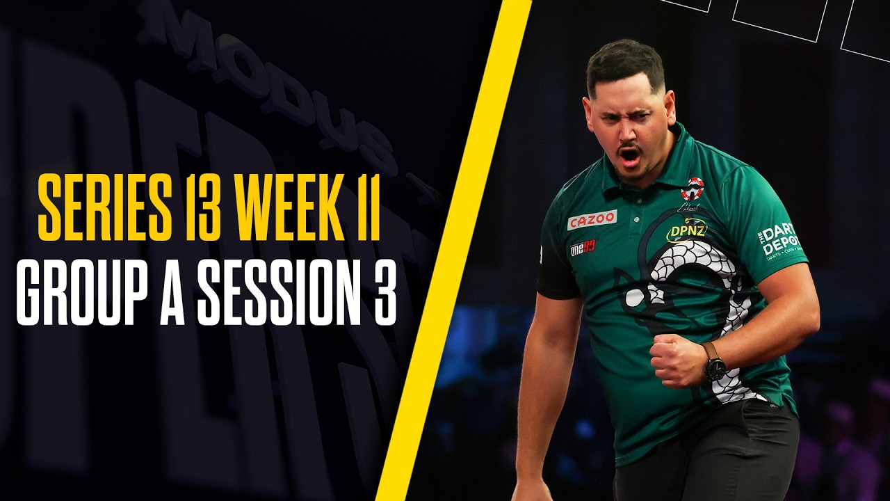 WHO'LL WIN GROUP A!?!🏆🎯| Live Darts |  Series 13 Week 11 | Group A Session 3