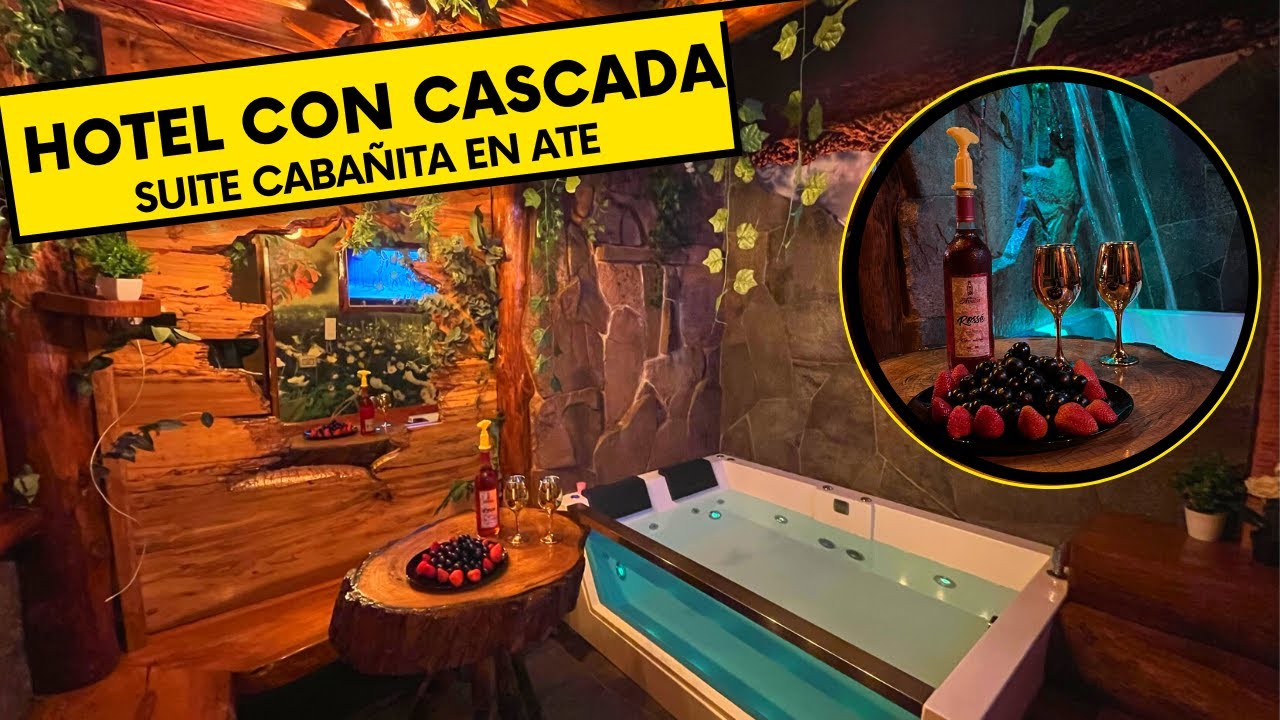 HOTEL CON CASCADA Y JACUZZI PRIVADO en Ate- Telos Recomiendo