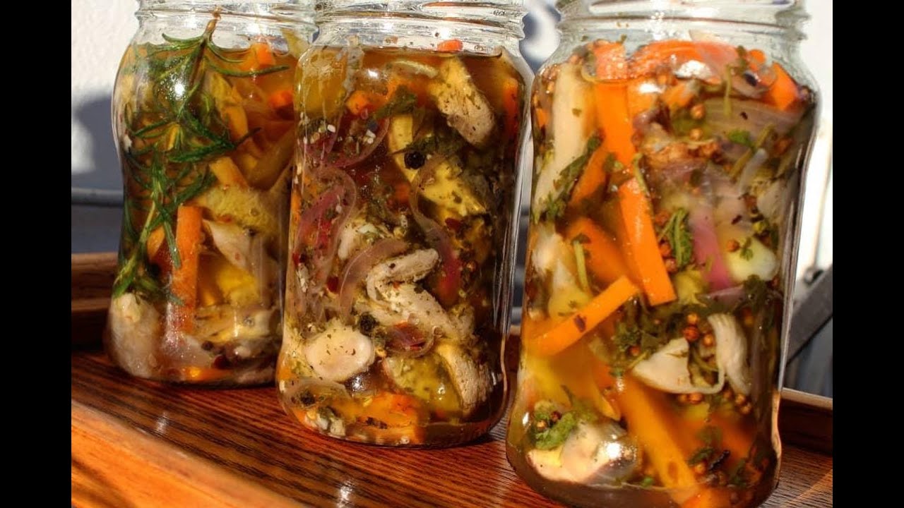 ESCABECHE de HONGOS - #megabites