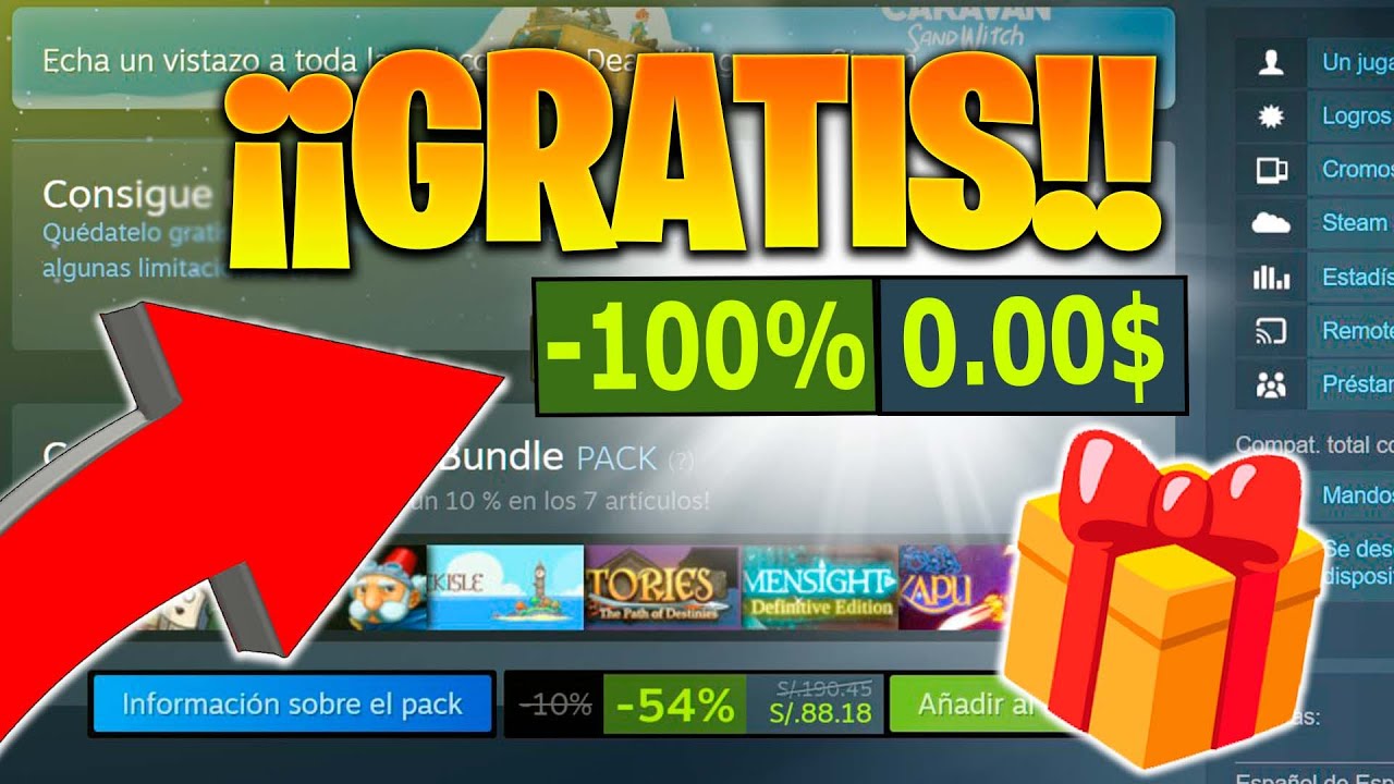 &iexcl;R&Aacute;PIDO! Est&aacute;n REGALANDO este JUEGO para STEAM al 100% GRATIS 🎁