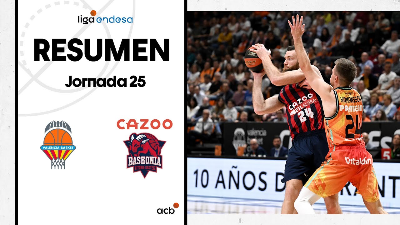 Valencia Basket - Cazoo Baskonia (81-85) RESUMEN | Liga Endesa 2022-23