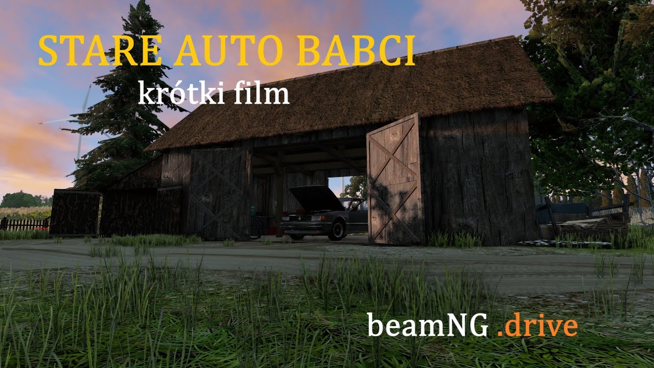 Krótki film  historie w beamNG drive   Stare auto babci