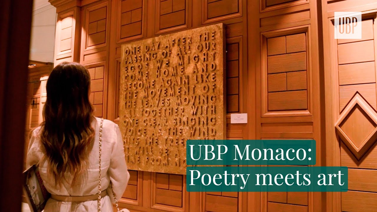 UBP Monaco &ndash; Poetry meets art