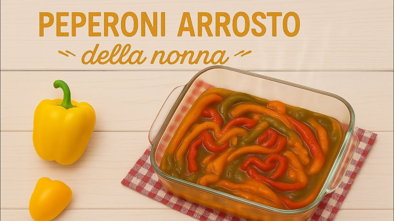 Peperoni arrosto alla vecchia maniera, LA RICETTA DI MIA NONNA