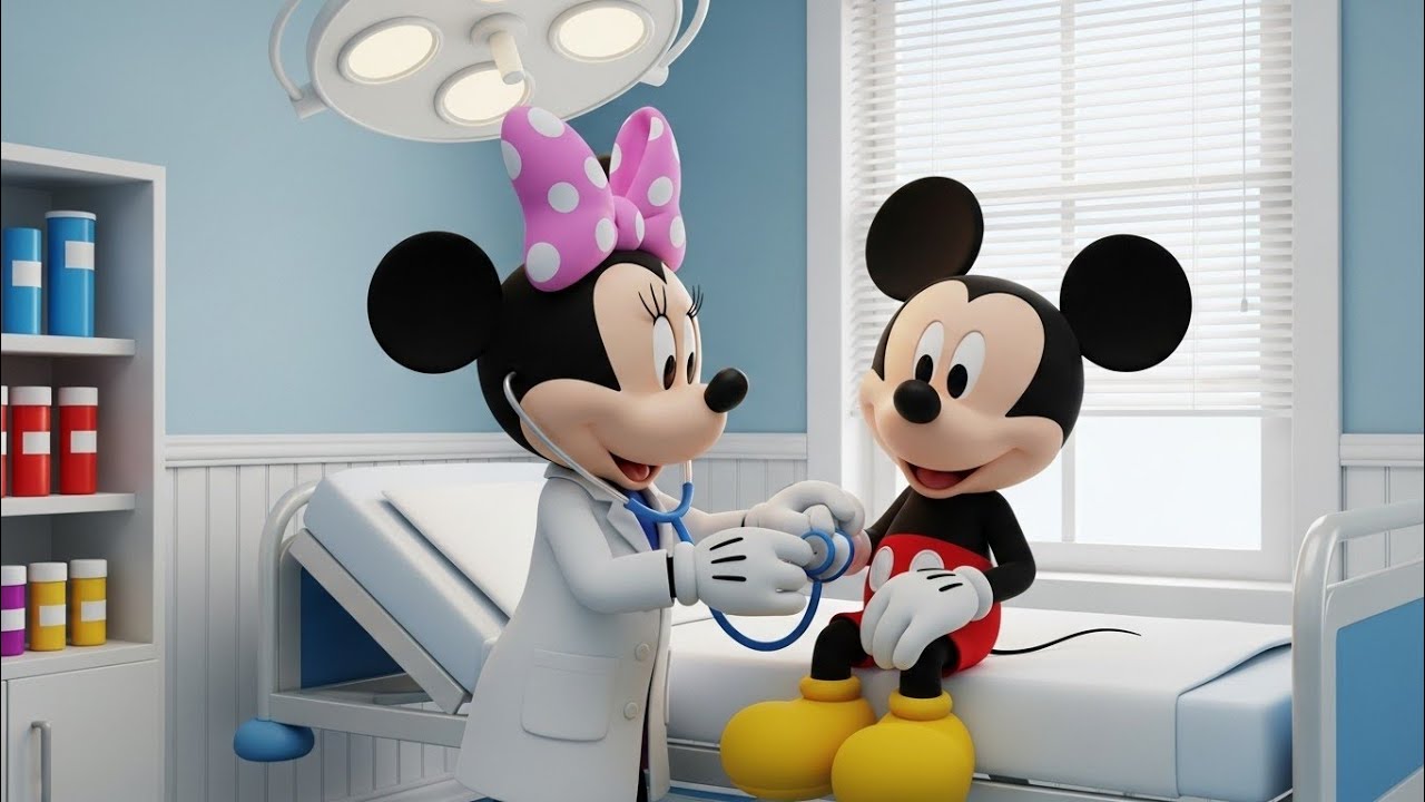Mickey Mouse Hospital Adventure 🏥 | Doctor Minnie Helps Mickey | 3D Cartoon Kids Story