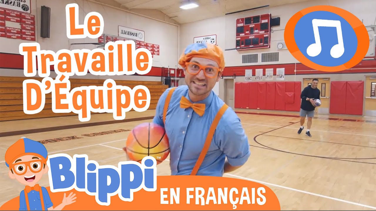 Travaillons en Équipe | 🎵Blippi en Français -  Chansons pour enfants