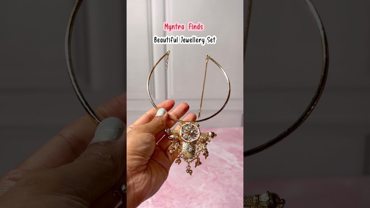 Beautiful Jewellery Set from Myntra/Myntra Haul/Myntra finds(Link in my community post)#shorts