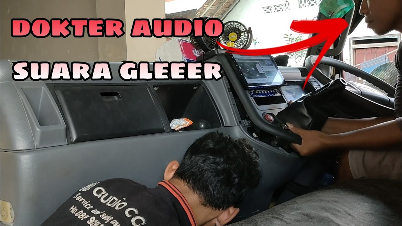 pemasangan AUDIO di truk canter pakai android❗BJ AUDIO CAR