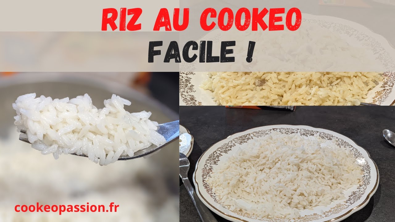 Comment cuire le riz au cookeo ?
