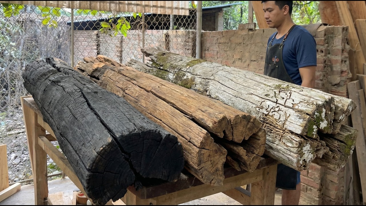 Damaged Logs Turned into Masterpiece