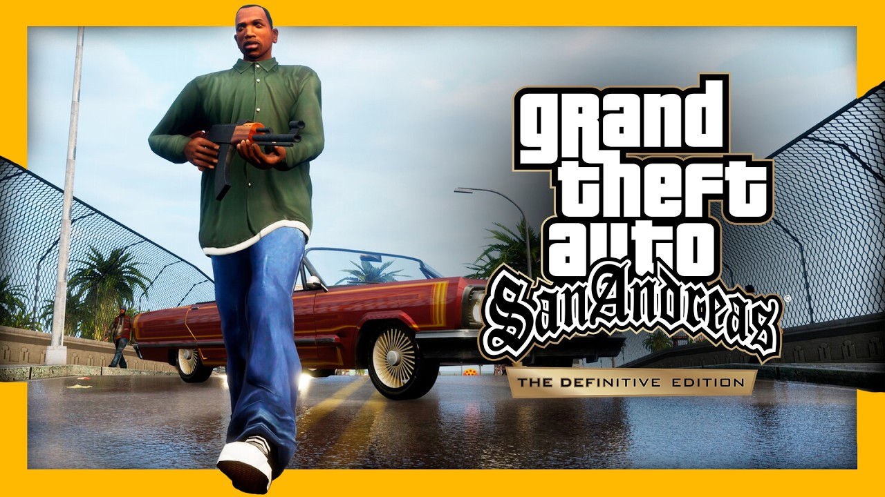 GTA SAN ANDREAS - THE DEFINITIVE EDITION - INÍCIO DE GAMEPLAY
