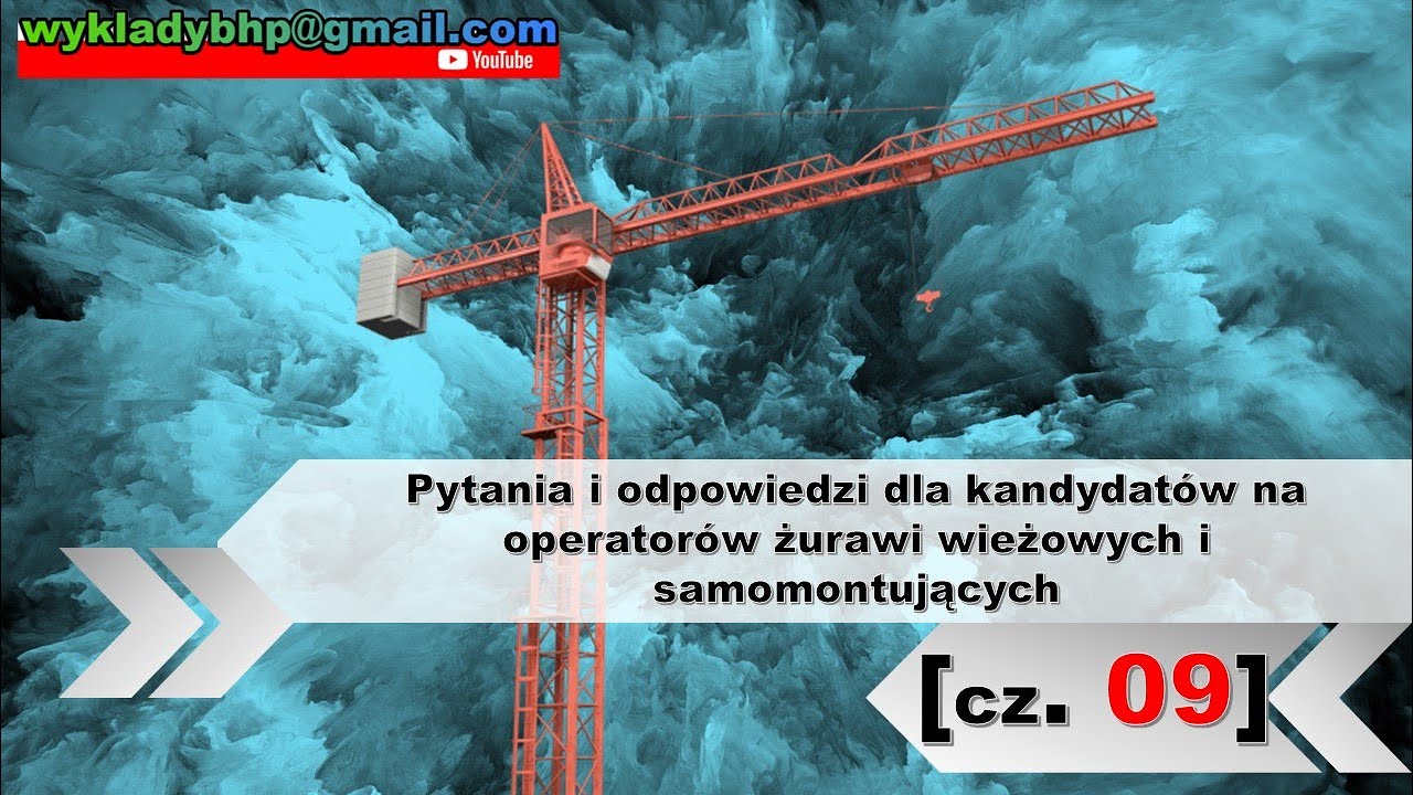 Egzamin UDT: Żurawie wieżowe i szybkomontujące pytania i odpowiedzi od 801 do 900