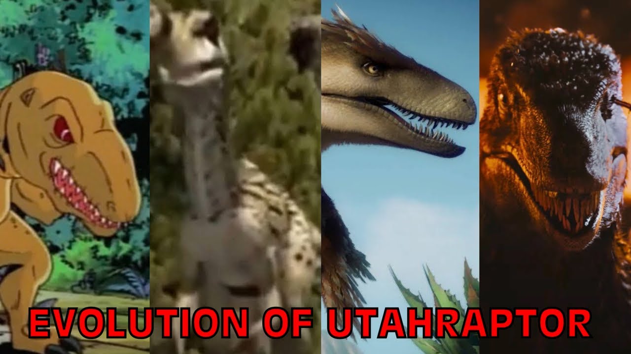 Evolution Of Utahraptor In Movies, TV Shows, Documentaries, Games, & Paleo Media