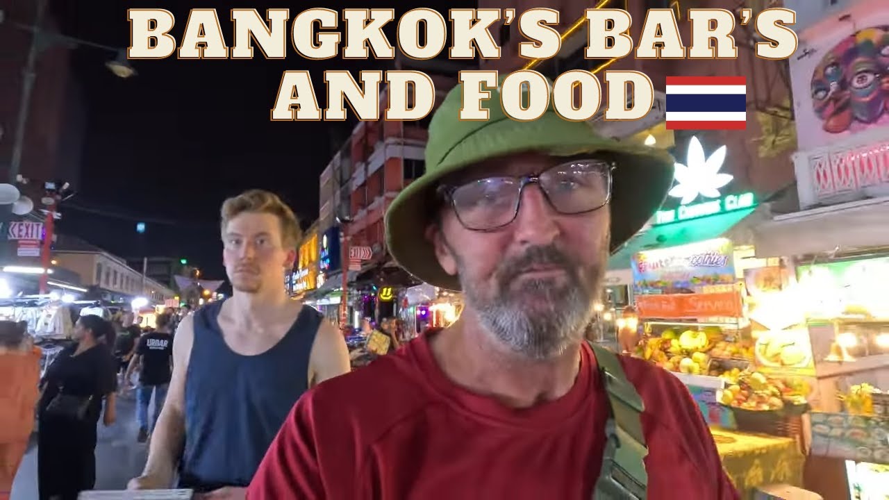 Bangkok's Khaosan Road Walkabout Thailand 2024