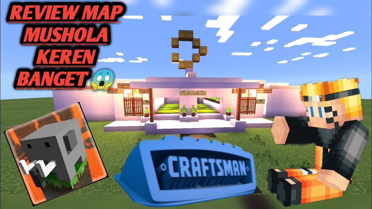 Review map musholla di craftman buatan subscriber CRAFTMAN INDONESIA 🇮🇩