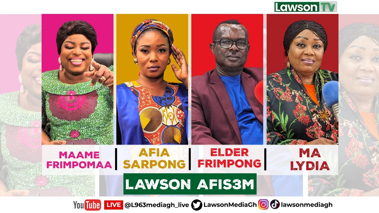 Lawson Afisem с Maame Frimpomaa Korankye | Прямой эфир на Lawson TV и 96.3 FM | Понедельник, 10 а...