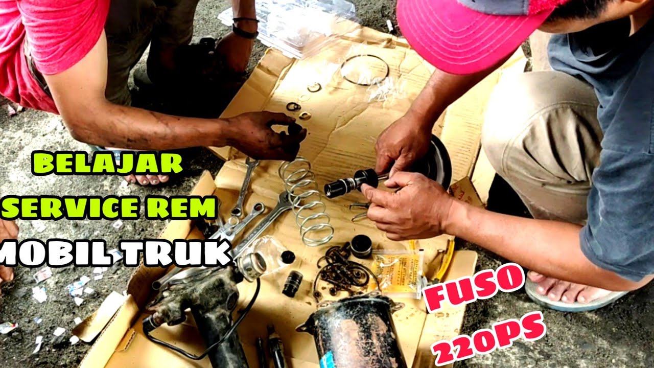 BELAJAR SERVICE REM - REPAIR KIT BOOSTER REM FUSO