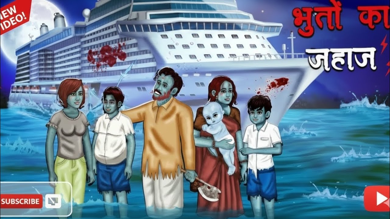 हँसता खेलता परिवार और भूतों का जाल | Haunted Cruise Ship Story#horror#horrorstories 