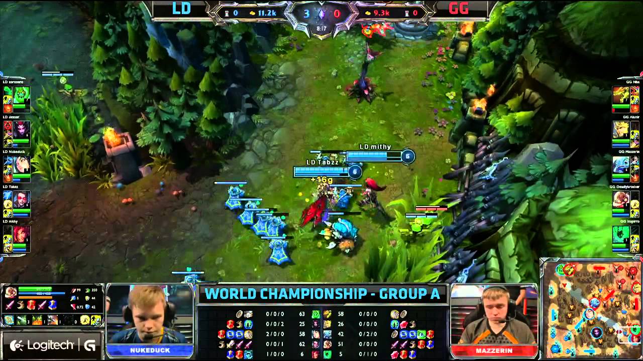 LD vs GG | Lemondogs vs GamingGear.EU | Worlds 2013 Group Stage D1 | Full game HD | Nukeduck Ahri