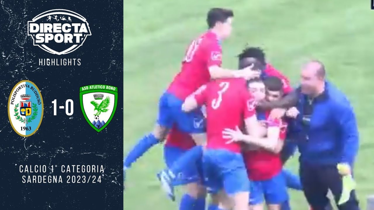 Calcio Prima Categoria - Buddusò-Atletico Bono 1-0 (Highlights)
