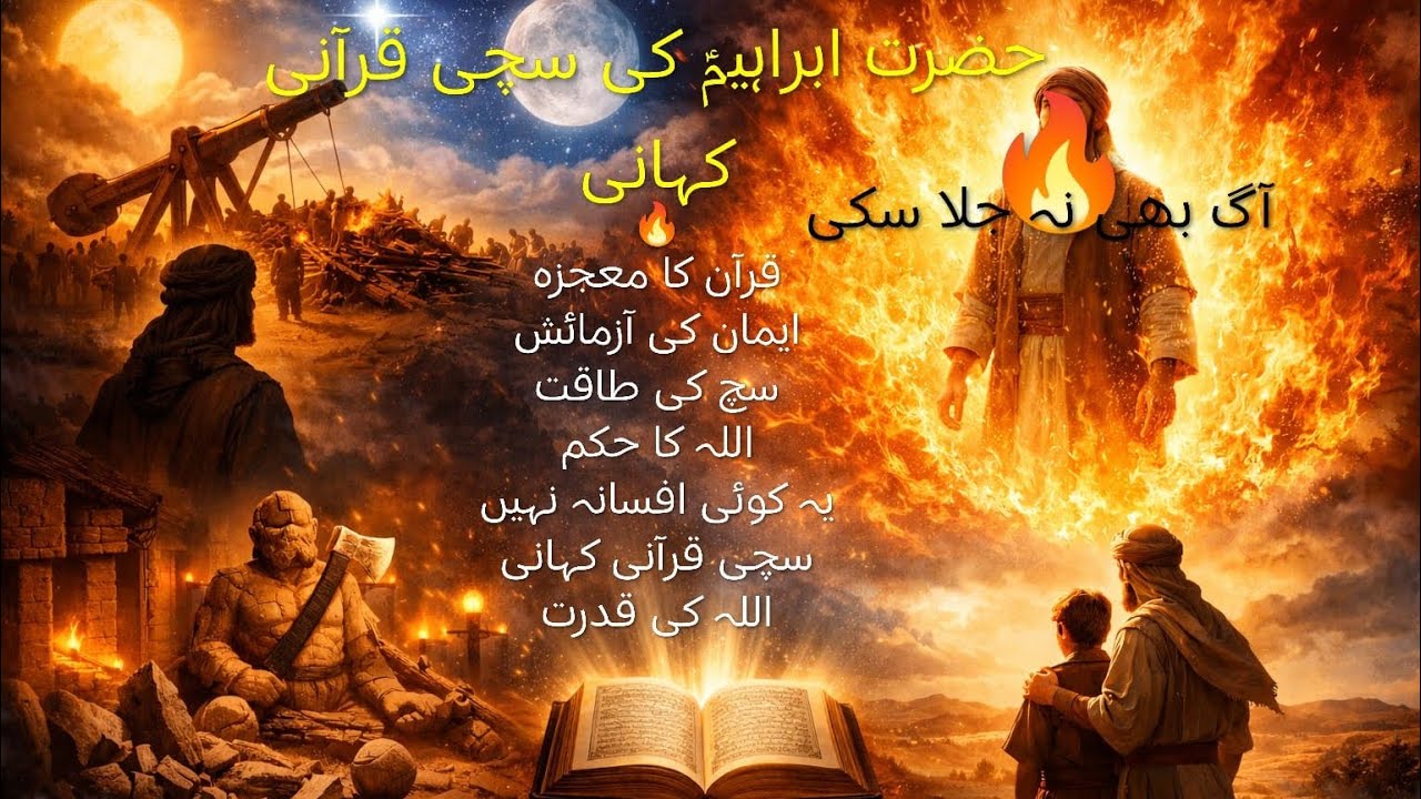 Hazrat Ibrahim (AS) | Quran Ki Sabse Hairat Angaiz Kahani | Fire Miracle#HazratIbrahimAS…