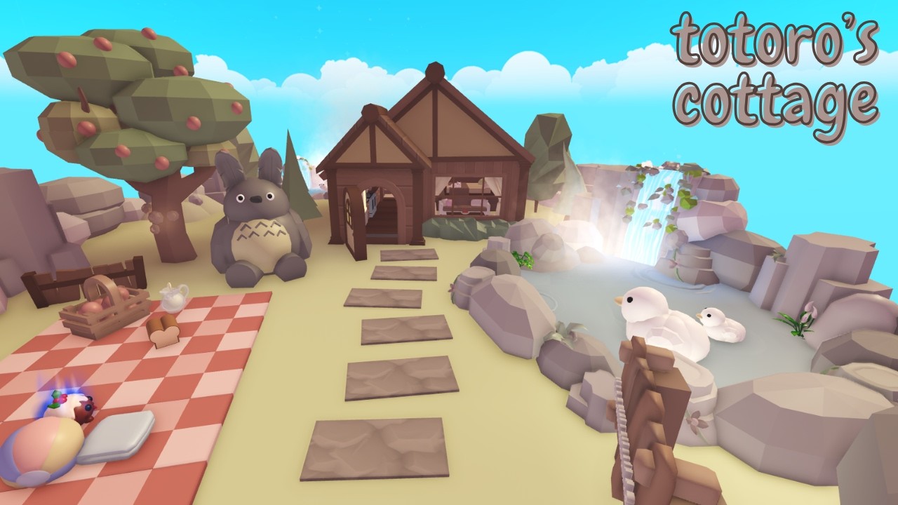 [Adopt Me] Totoro's Cottage - speed build