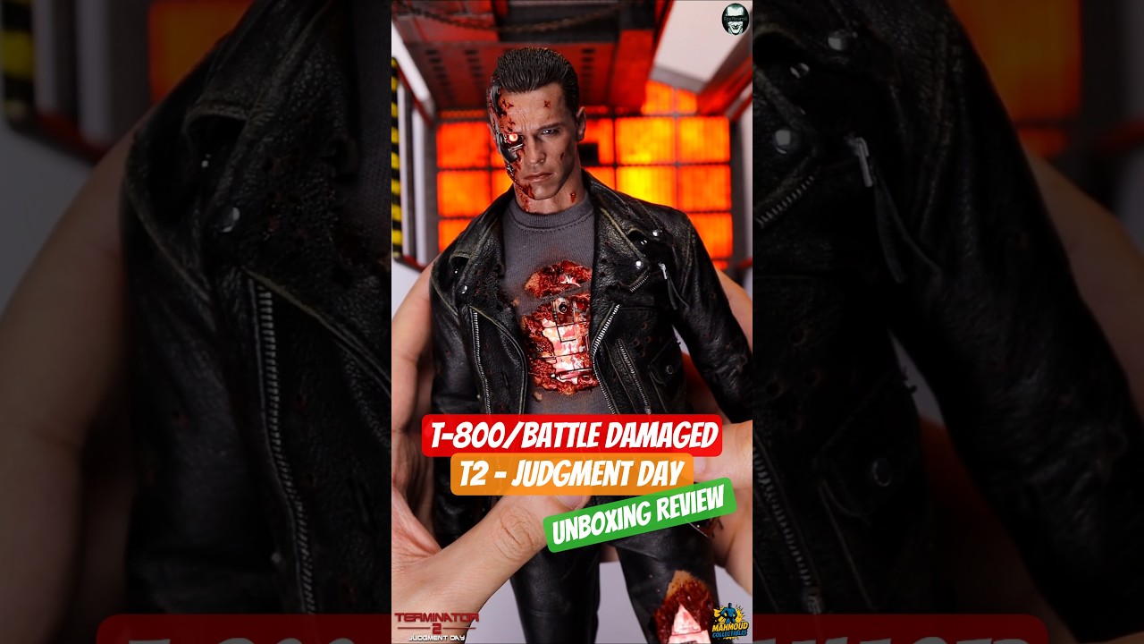 - Hot Toys DX46 Terminator 2 - Battle Damaged T800 2.0 Quick Unboxing Review #t800 #t2 #toys #toy
