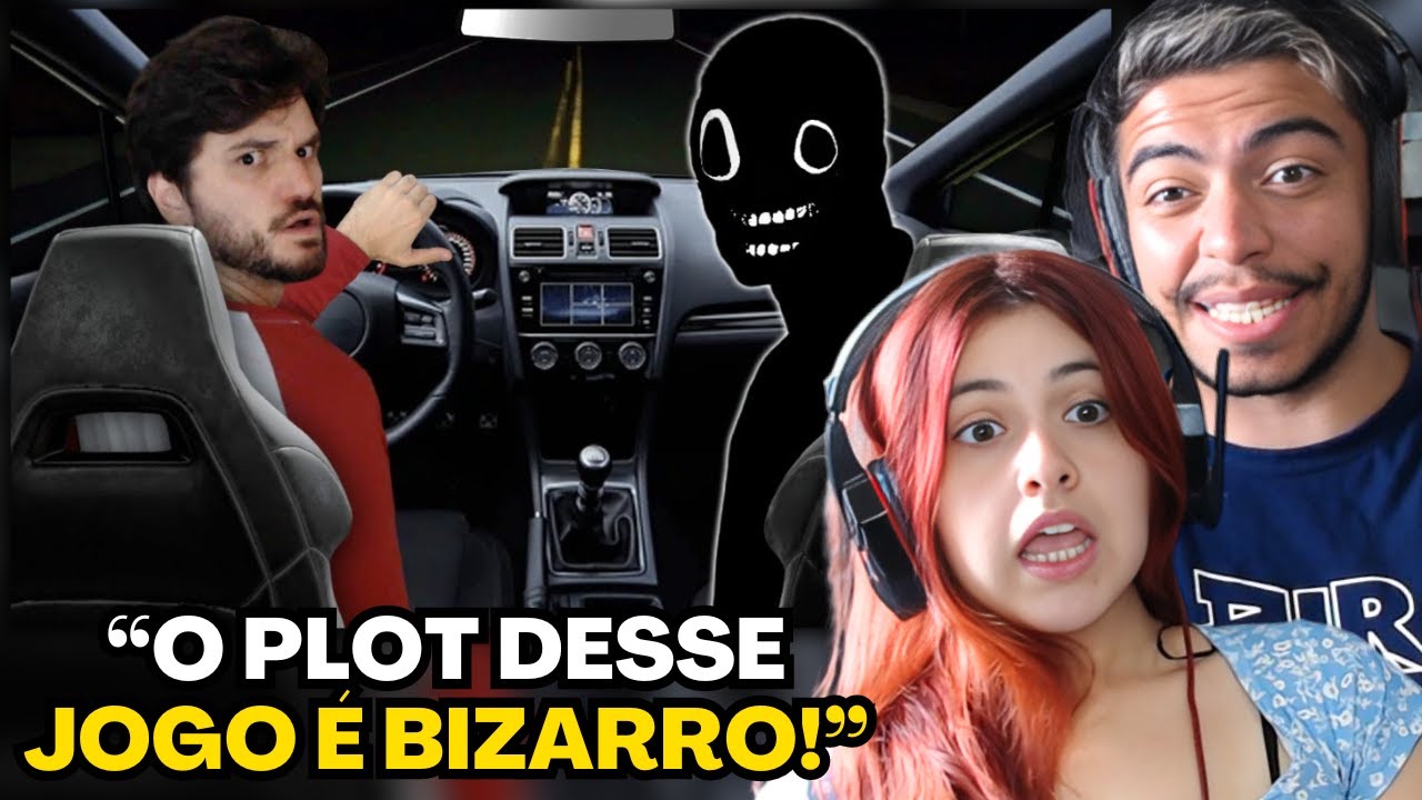 REACT JAZZGHOST ESSE JOGO DE TERROR SE PASSA TODO DENTRO DE UM CARRO!
