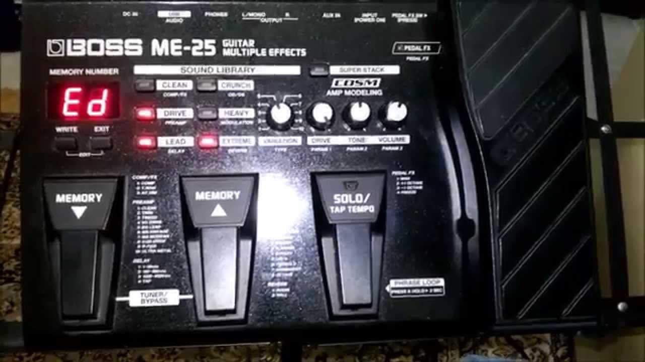 O Som do Iron Maiden na BOSS ME-25 com Rogério Carvalho