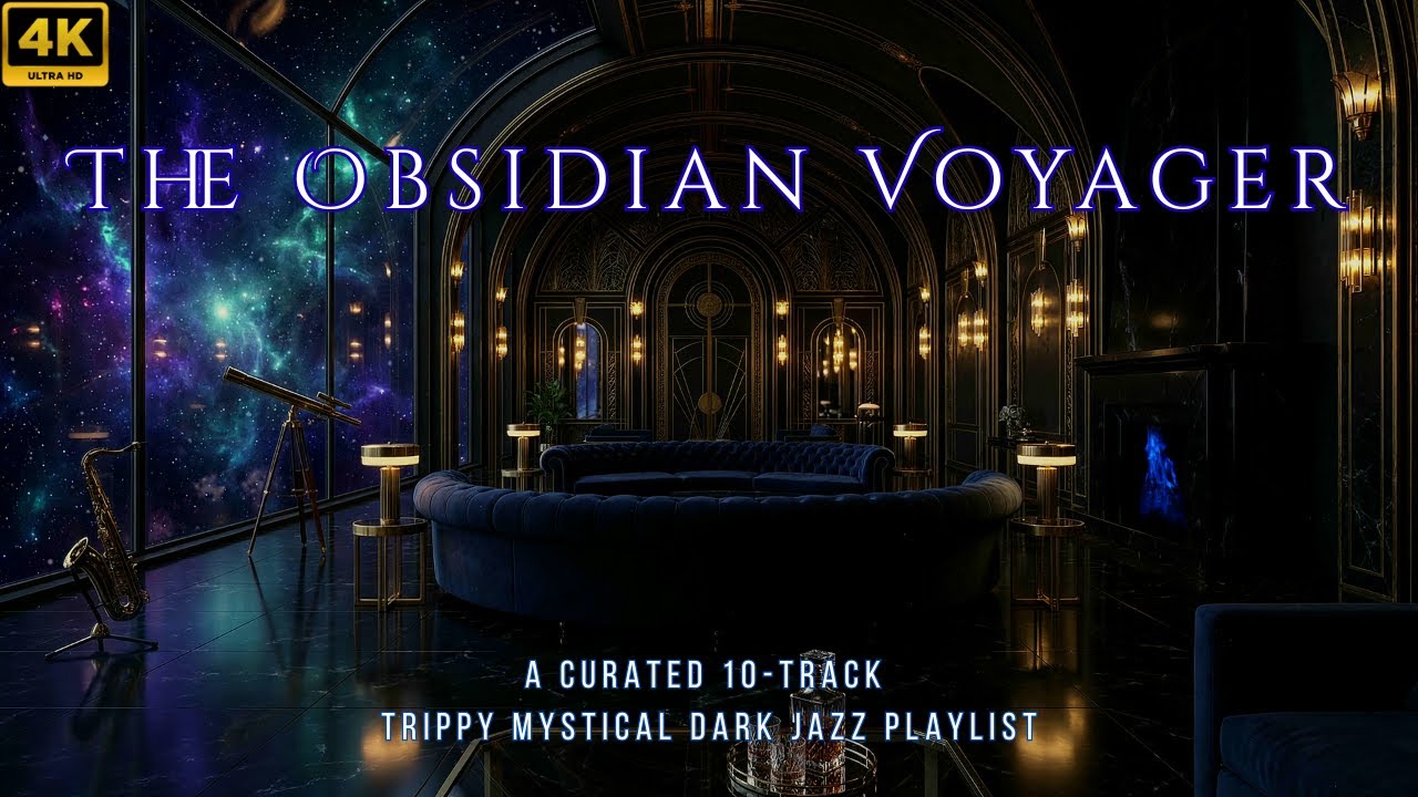 Interstellar Jazz Lounge 🎷 Luxury Space Cruiser Ambience & Trippy Smooth Jazz | 10-Track Setlist