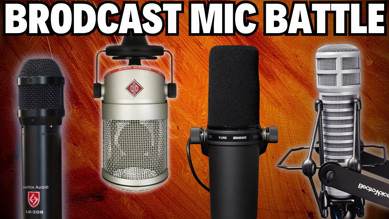 Broadcast Mic Shootout | LS-208 | BCM104 | SM7B | RE20